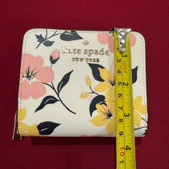 Kate Spade Floral Wallet with Pink and Yellow Accents - Picture 9 of 9